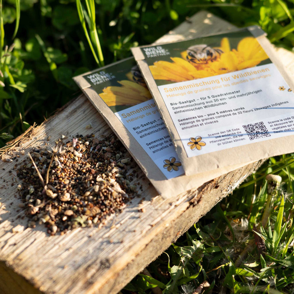 
                  
                    3er Set Samenmischung für Wildbienen
                  
                